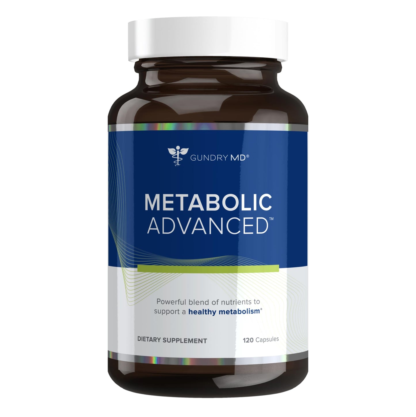Gundry MD Metabolic Advanced Nutrient Blend with Berberine to Support Healthy Metabolism Capsules, 120