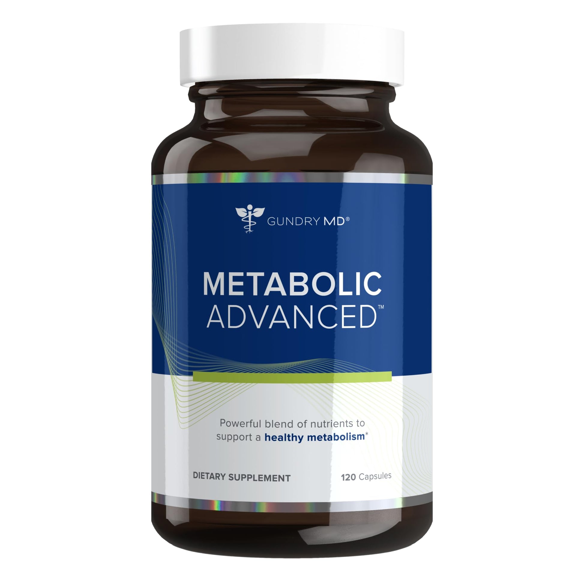 Gundry MD Metabolic Advanced Nutrient Blend with Berberine to Support Healthy Metabolism Capsules, 120