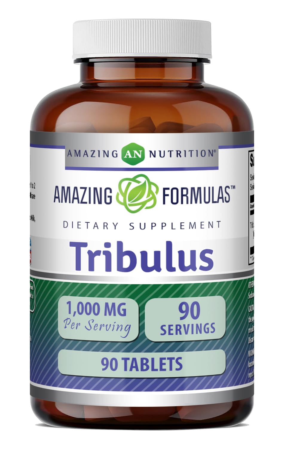 Amazing Nutrition Tribulus Extract 1000 Mg Tablet, 90 Count