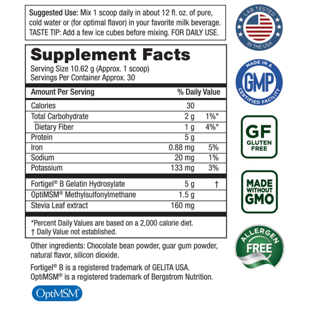Purity Products JointGel Bioactive Collagen Peptides + MSM Powder, 3 Pack