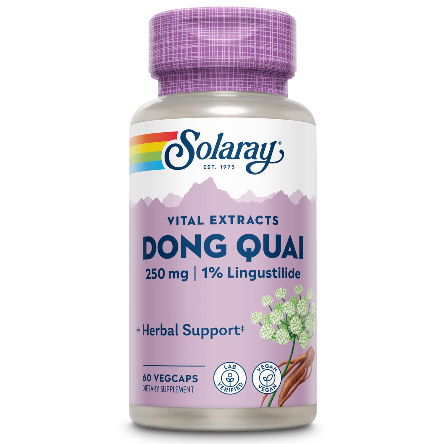 SOLARAY Dong Quai Root Extract Capsule 60 Count