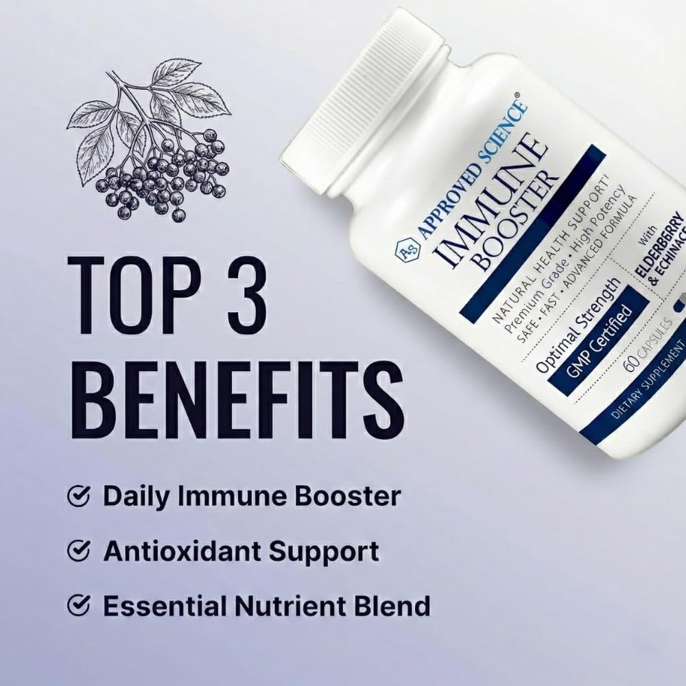 Approved Science Immune Booster - Extra Strength Support 360 Capsules