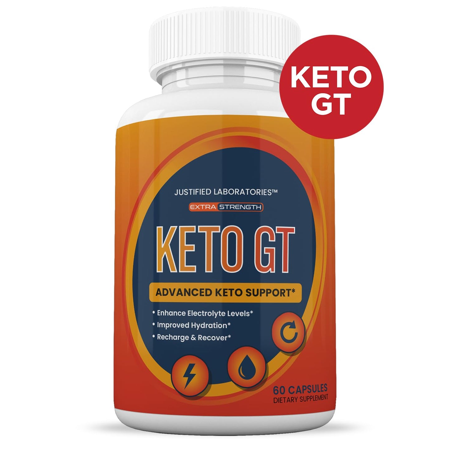 Justified Laboratories Keto GT Keto Pills 1275MG Capsules, 60 Capsules