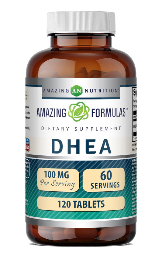 Amazing Nutrition DHEA 100 mg Tablet, 120 Tablets