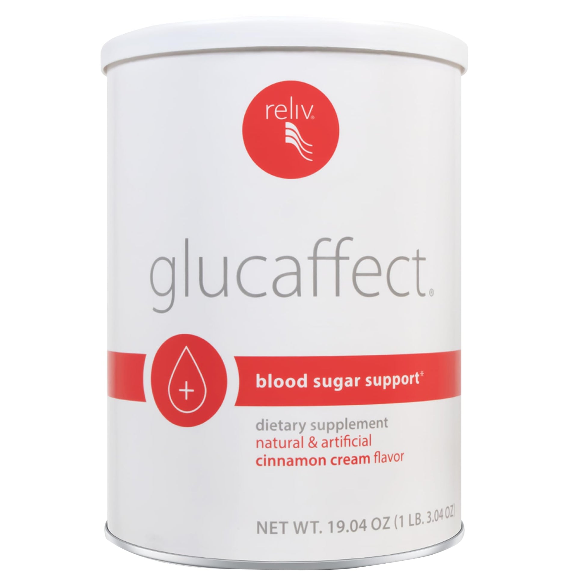 RELIV GlucAffect Support Powder, 19.04 oz
