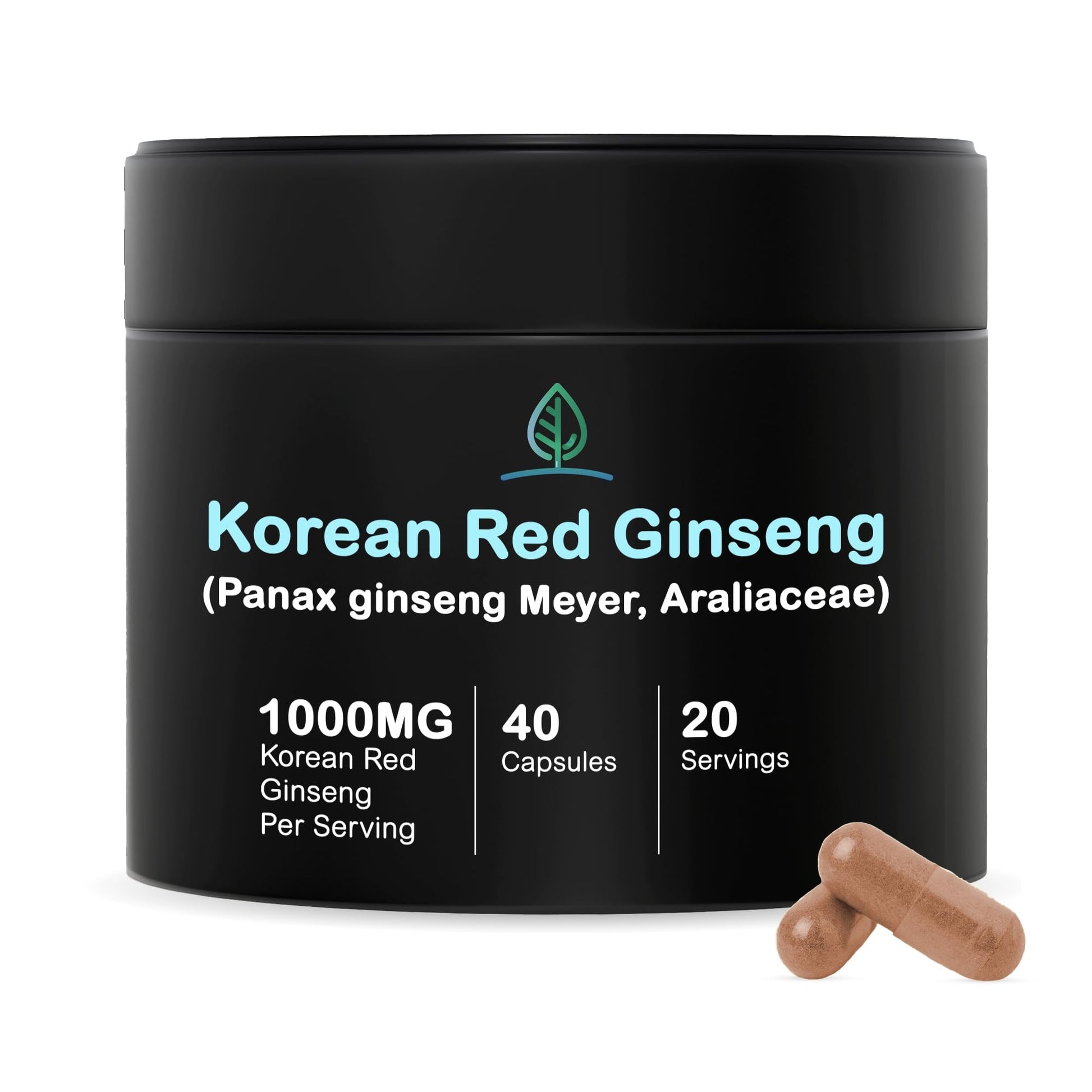 Holistic Bin Korean Red Ginseng Capsule, 40 Count