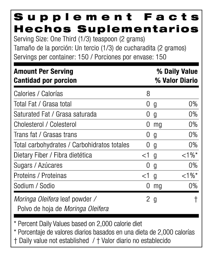 Bio Nutrition Organic Moringa Leaf Powder 300