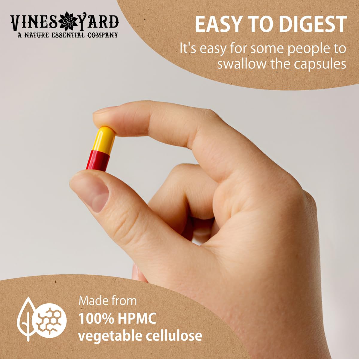 Vines Yard Plant Based Empty Capsules Capsule 1000