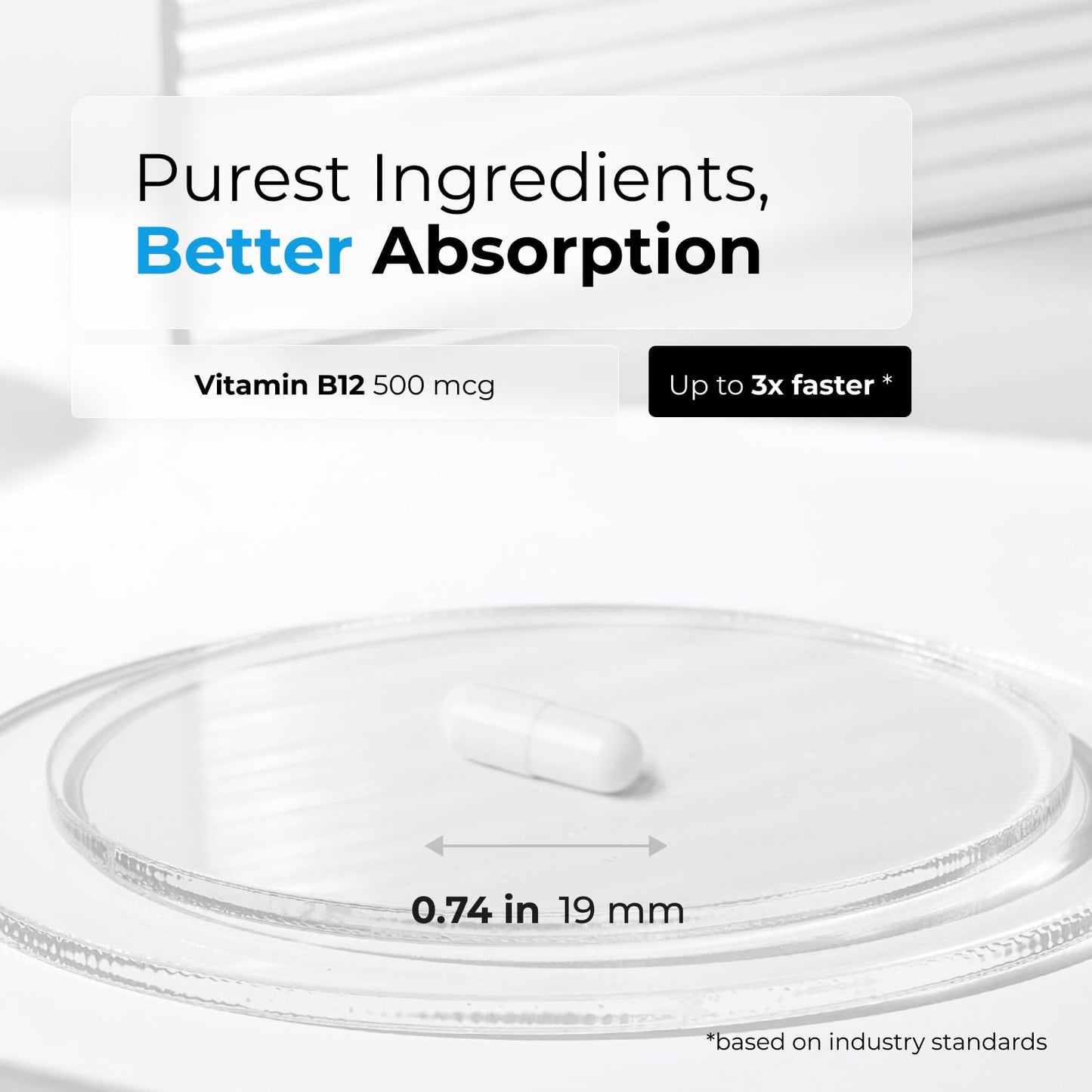 Biogenique Vitamin B12 Methylcobalamin Capsule, 30 Capsules