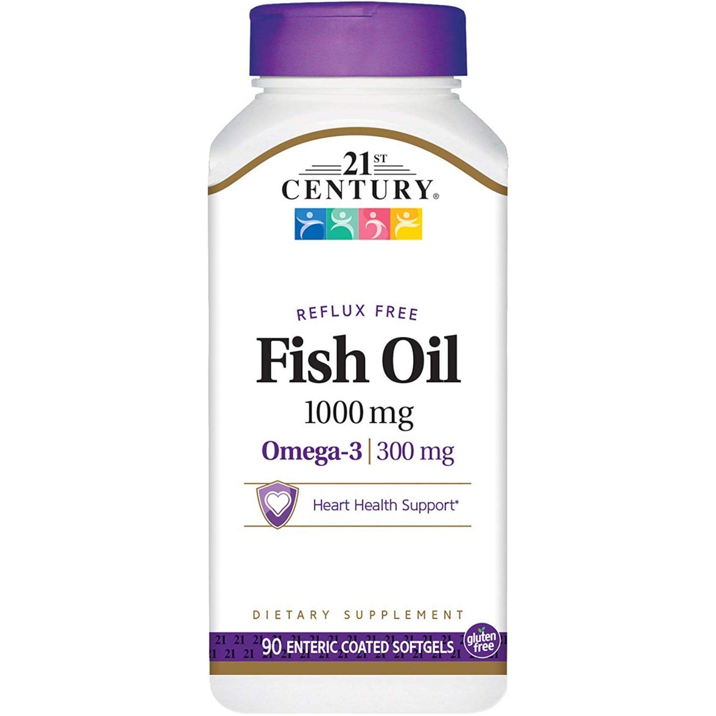 21st Century Omega-3 Fish Oil 1000 mg Softgels 12