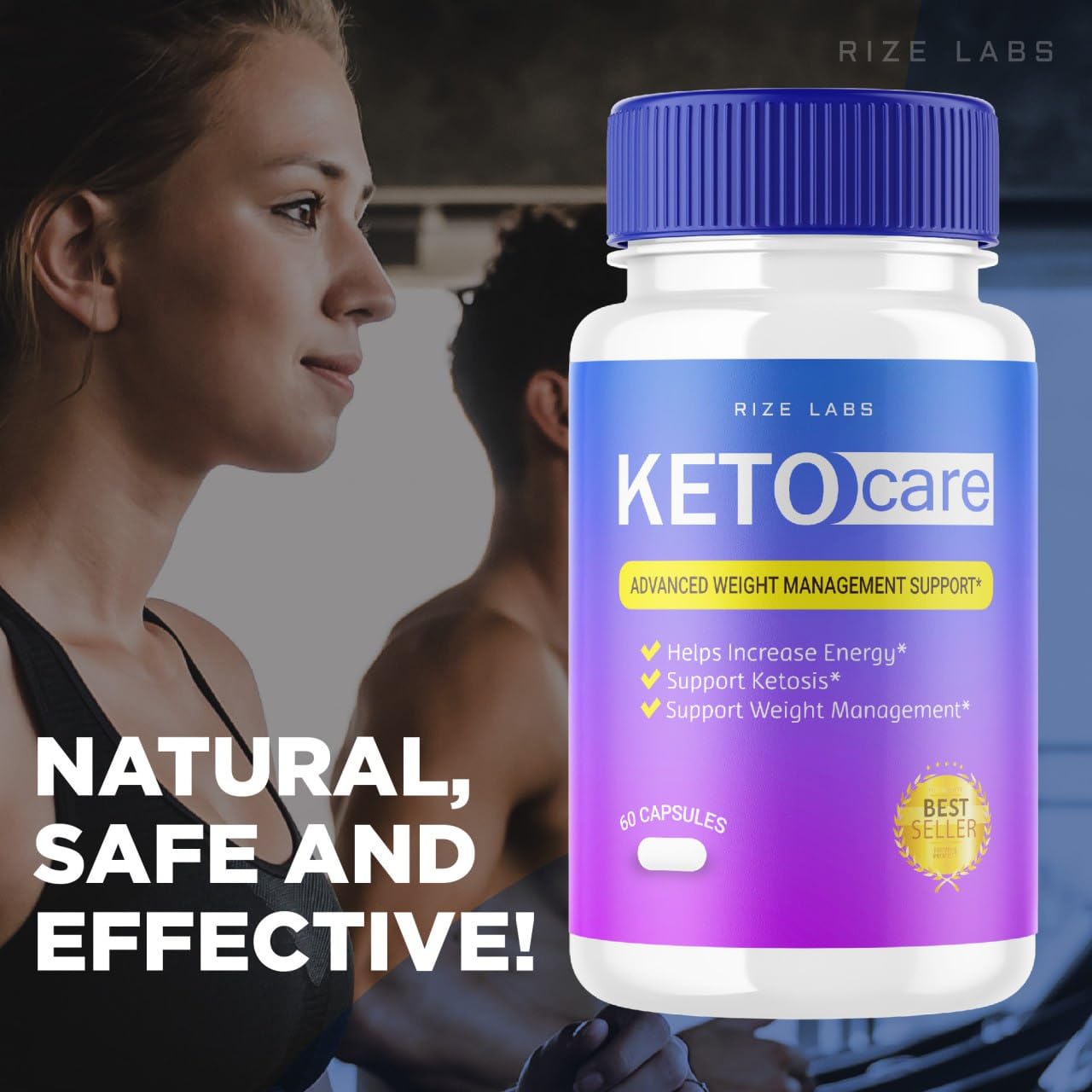 rize labs Keto Care Capsules, 120 Capsules