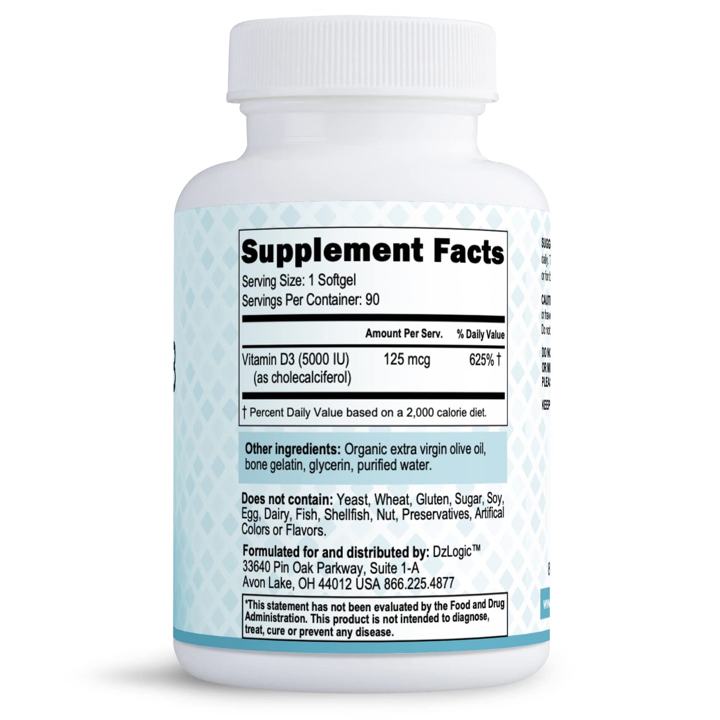 Dzugan PhysioLogic Vitamin D3 Softgel 90