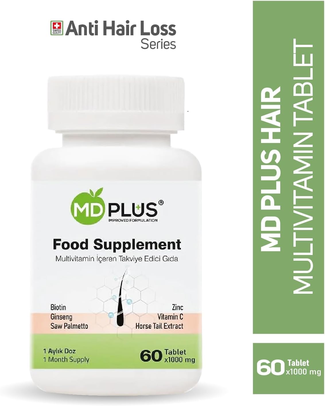 HairMD Md-Plus Hair Multivitamin 60 Tablets