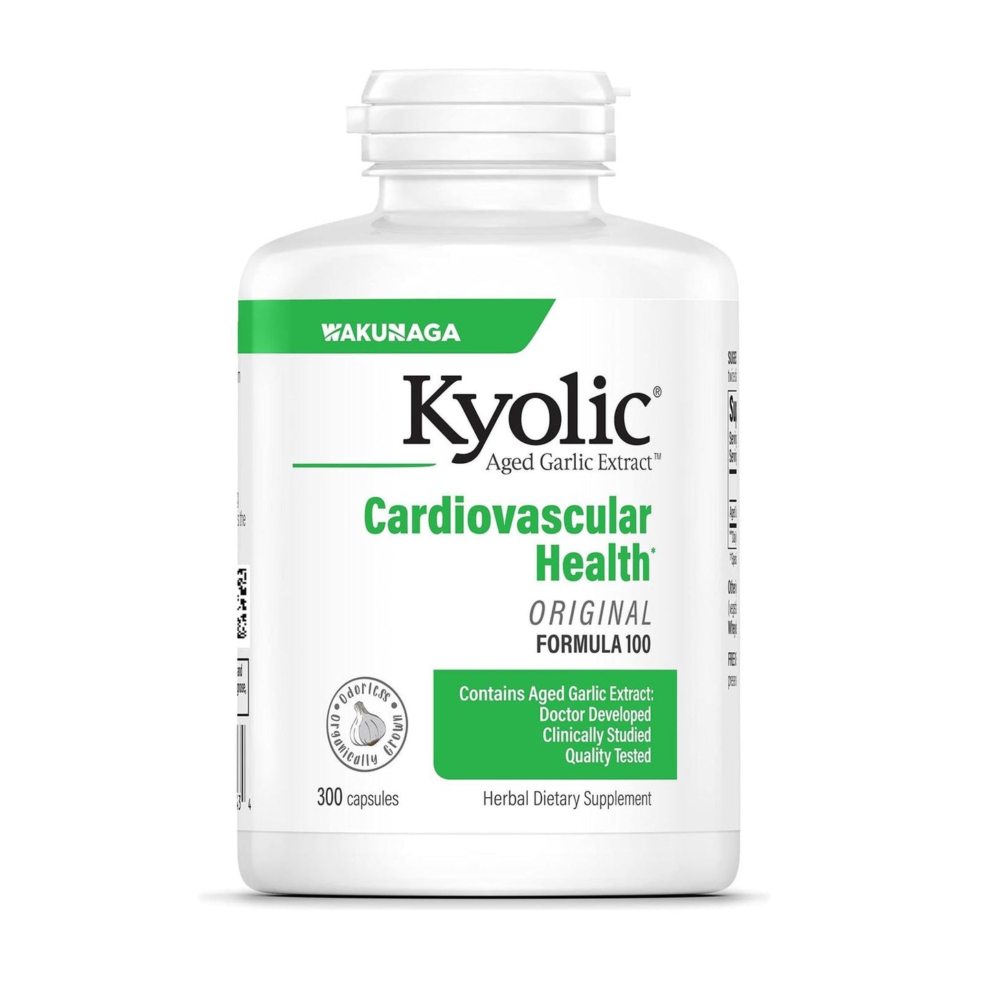 Kyolic Aged Garlic Extract Formula 100 Capsules, 300 Count