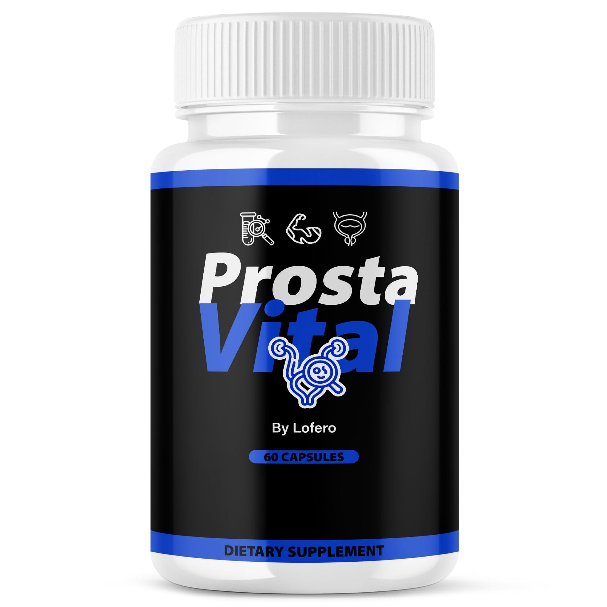 Lofero ProstaVital Capsules, Prosta Vital for Men Urinary & Prostate Support Supplement with Advanced Premium Maximum Strength Performance Formula, 60 Capsules