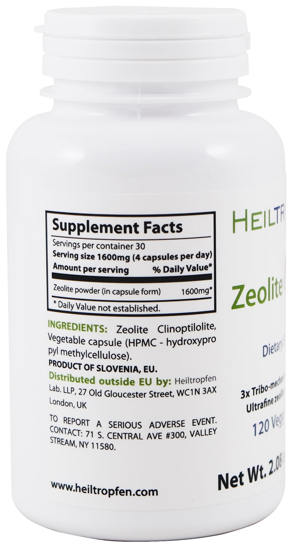 Heiltropfen Zeolite 120 Capsules