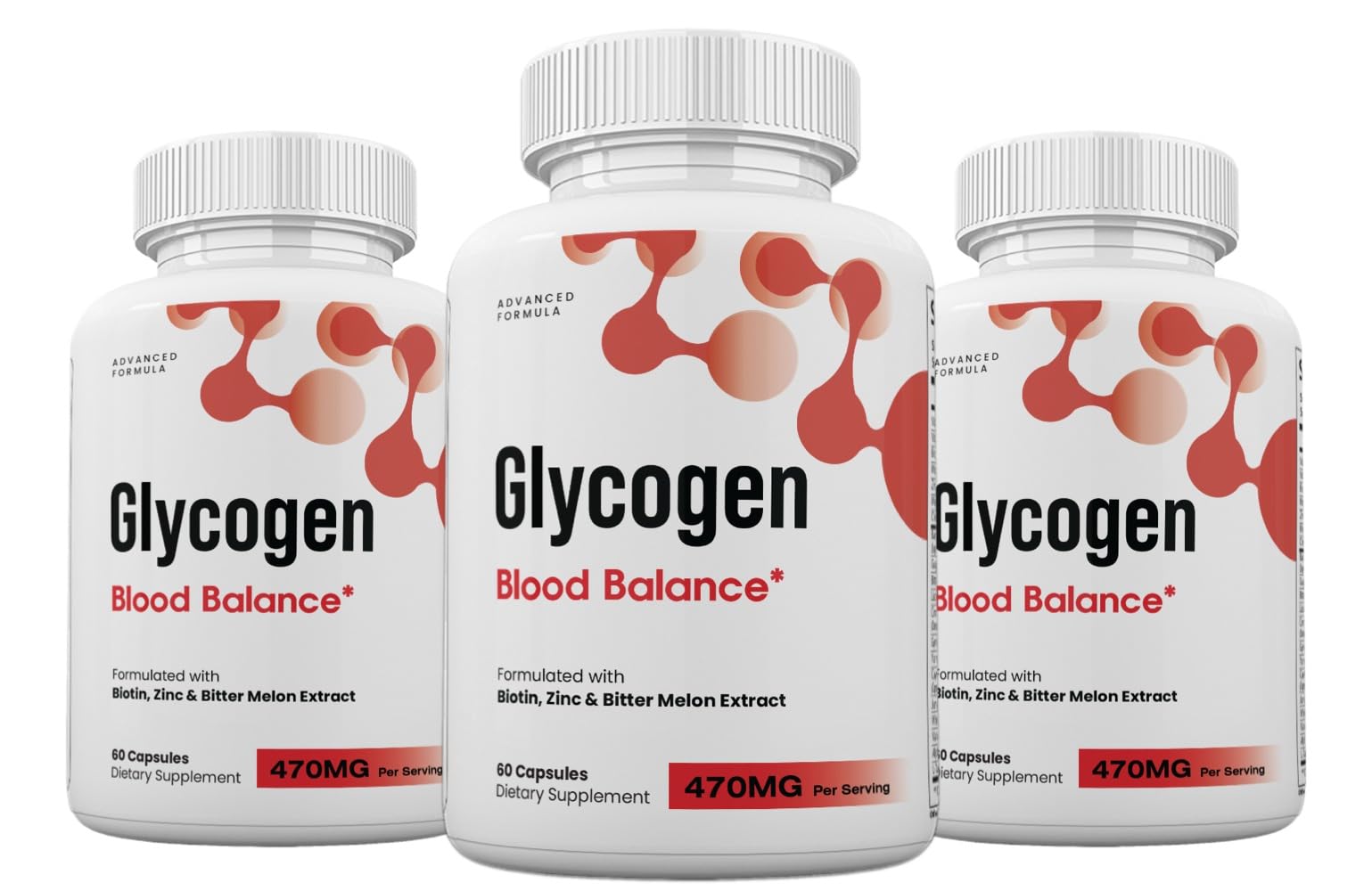Zonata Glycogen Blood Balance Premium Formula Capsules, 60 Count