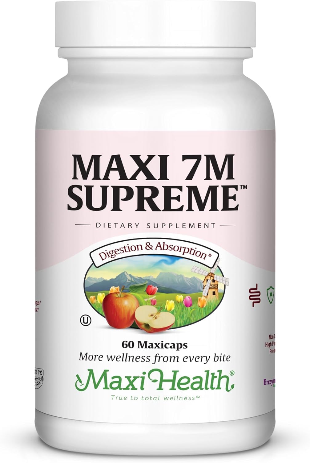 Maxi Health Acidophilus Probiotic with Bifidobacterium 60 Capsules