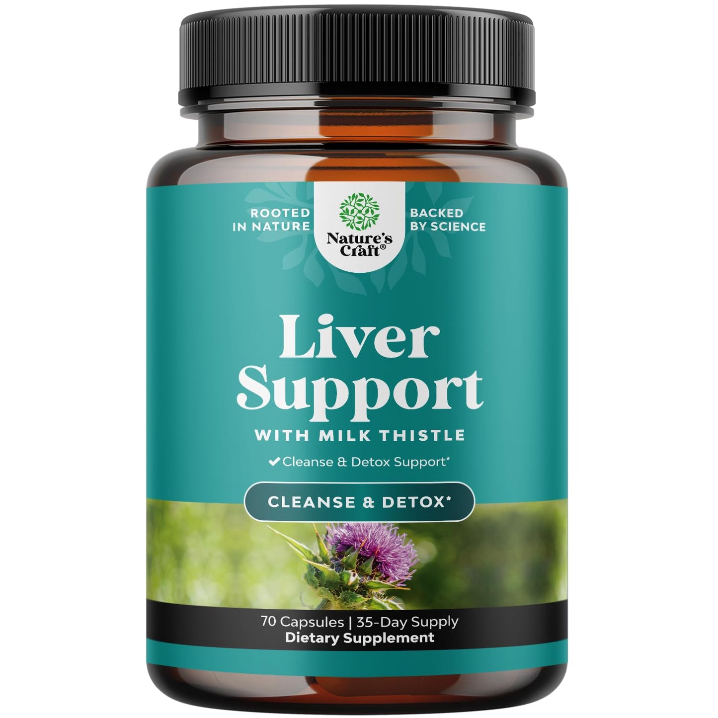 Natures Craft Liver Cleanse Detox & Repair Capsule, 70 Count