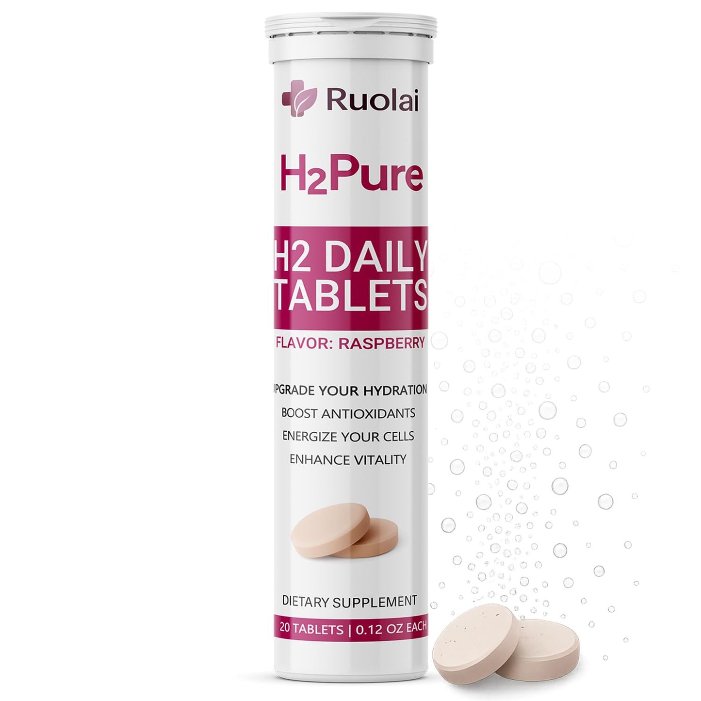 Ruolai H2pure Hydrogen Tablets – 20 Tablets