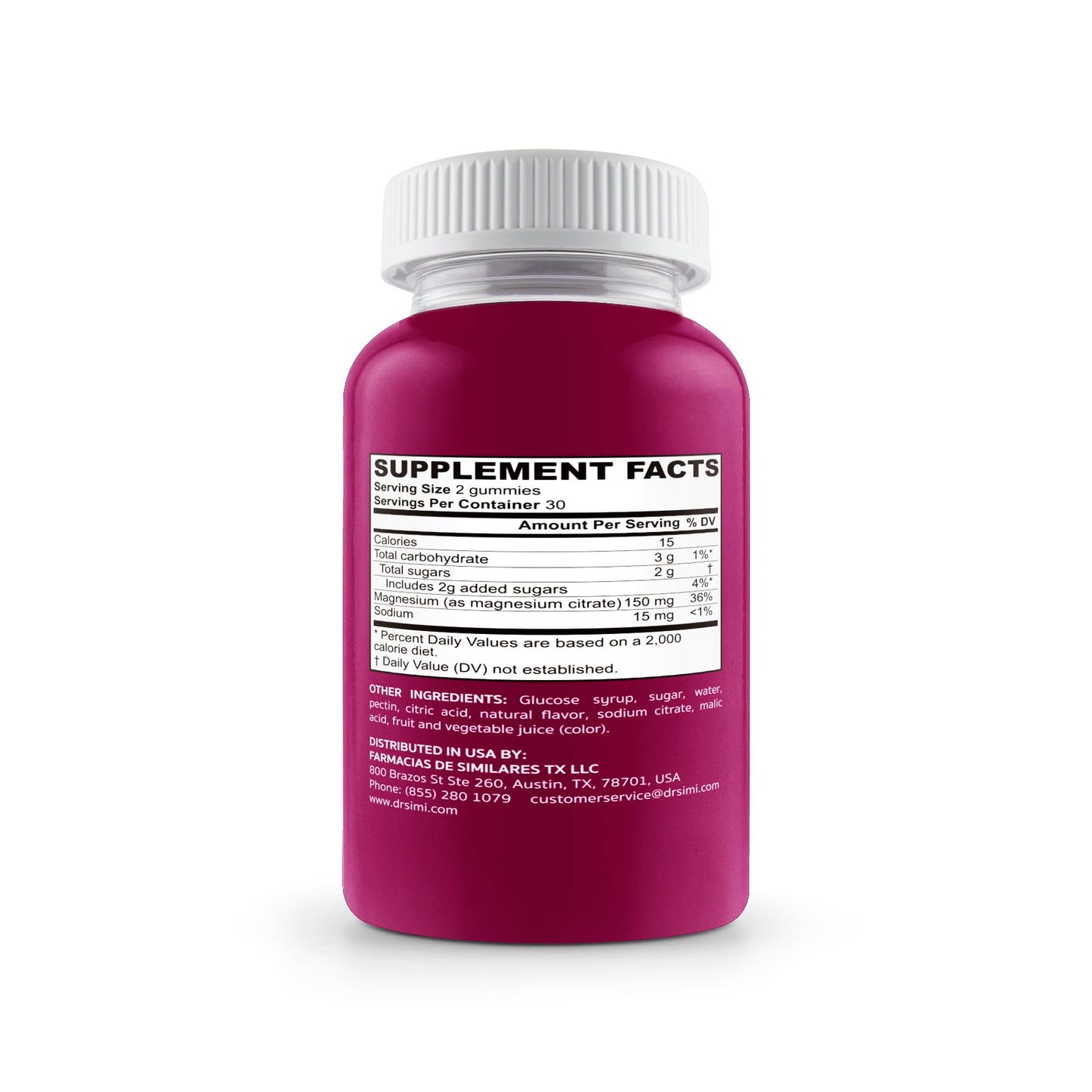 MULTI GOMI Magnesium Citrate Gummies 150 mg per Serving, 60 Count