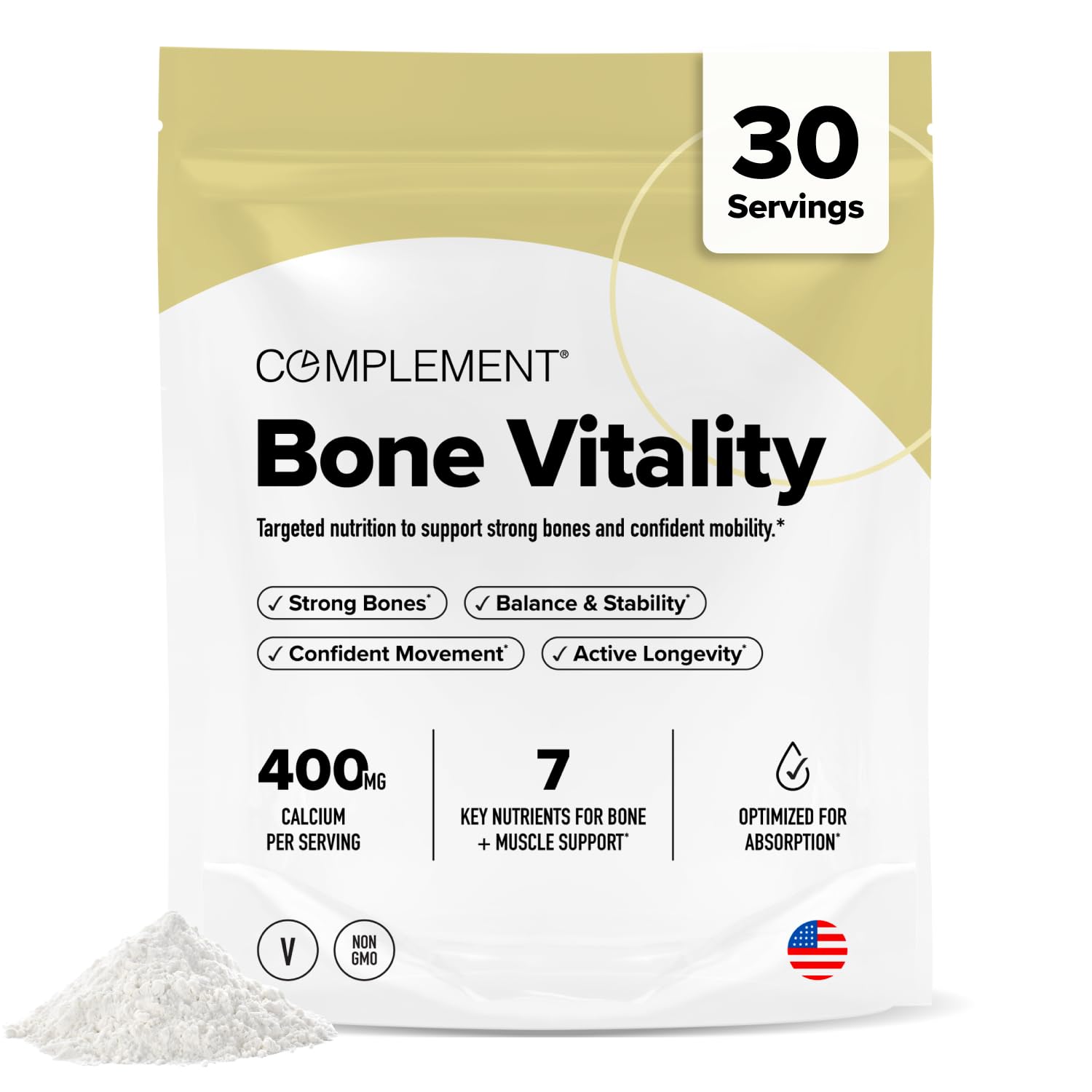 Complement Bone Vitality Supplement Powder 12 oz