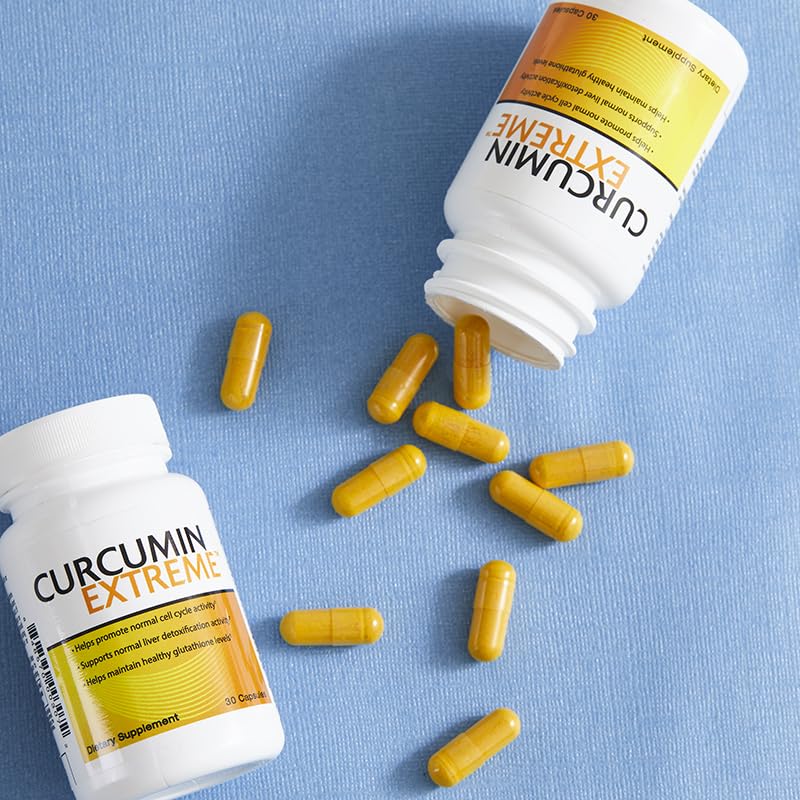 Curcumin Extreme Turmeric Curcumin Supplement – Curcugreen (BCM-95) with Selenium & Broccoli Seed Extract for Cellular Antioxidant & Liver Detox Support, Capsules, 30 Count