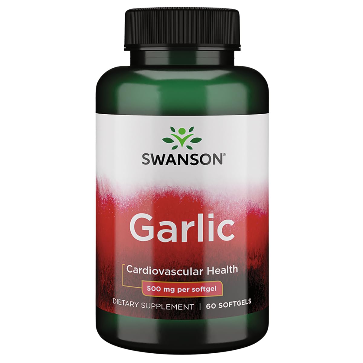 Swanson Garlic 500 mg Softgels, 60 Count