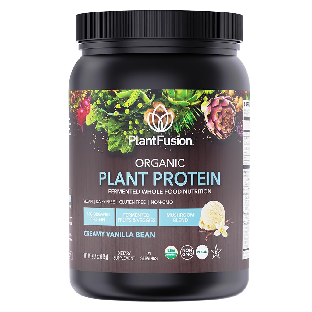 SOTRU Organic Vegan Protein Powder Vanilla, 18.5 oz