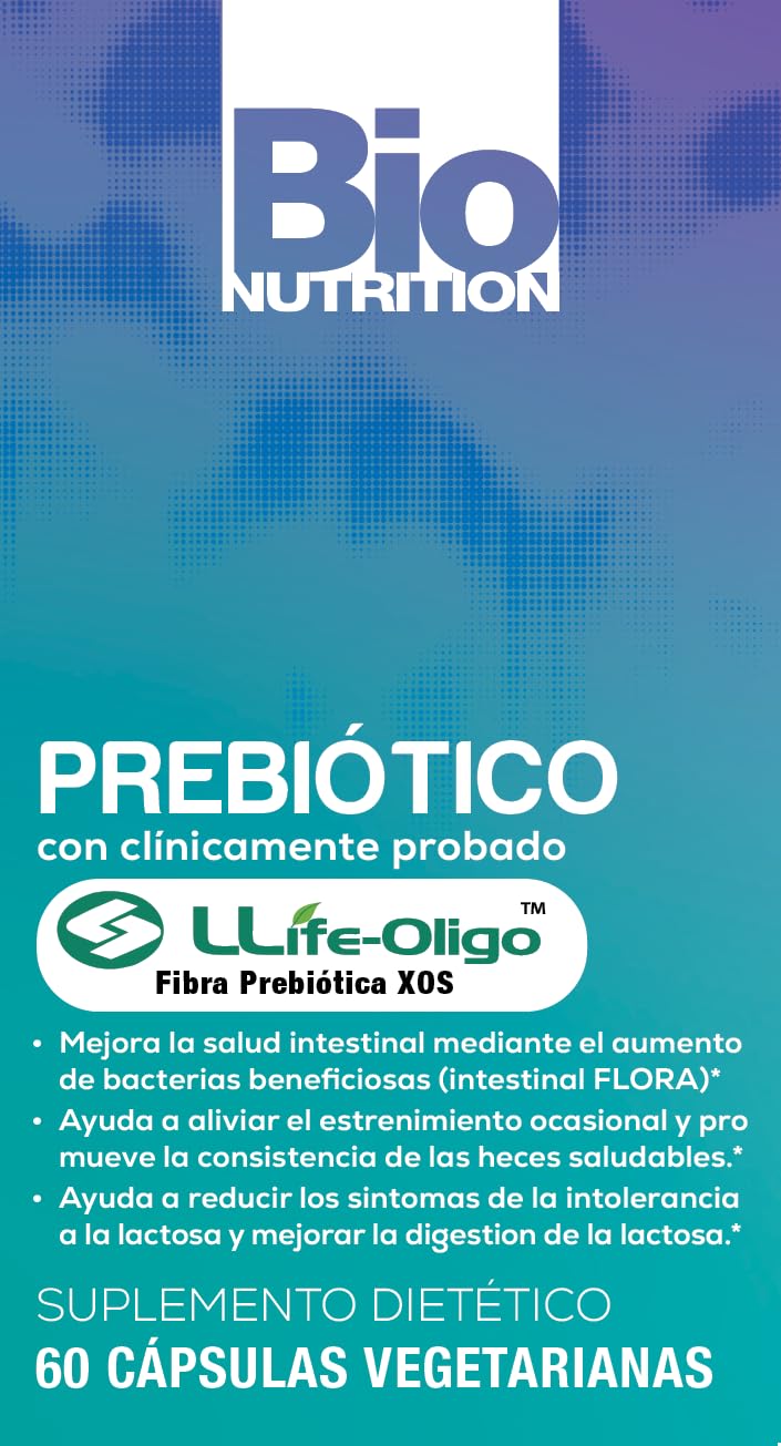 Bio Nutrition Pre-Biotic with Life-Oligo® Prebiotic Fiber XOS 60 Capsules