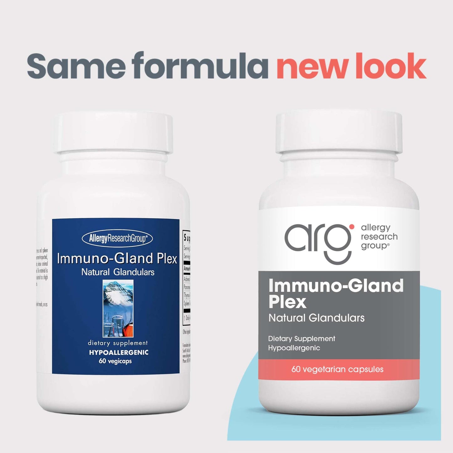 Allergy Research Group Immuno-Gland Plex Multi-Organ Glandular Blend 60 Capsules