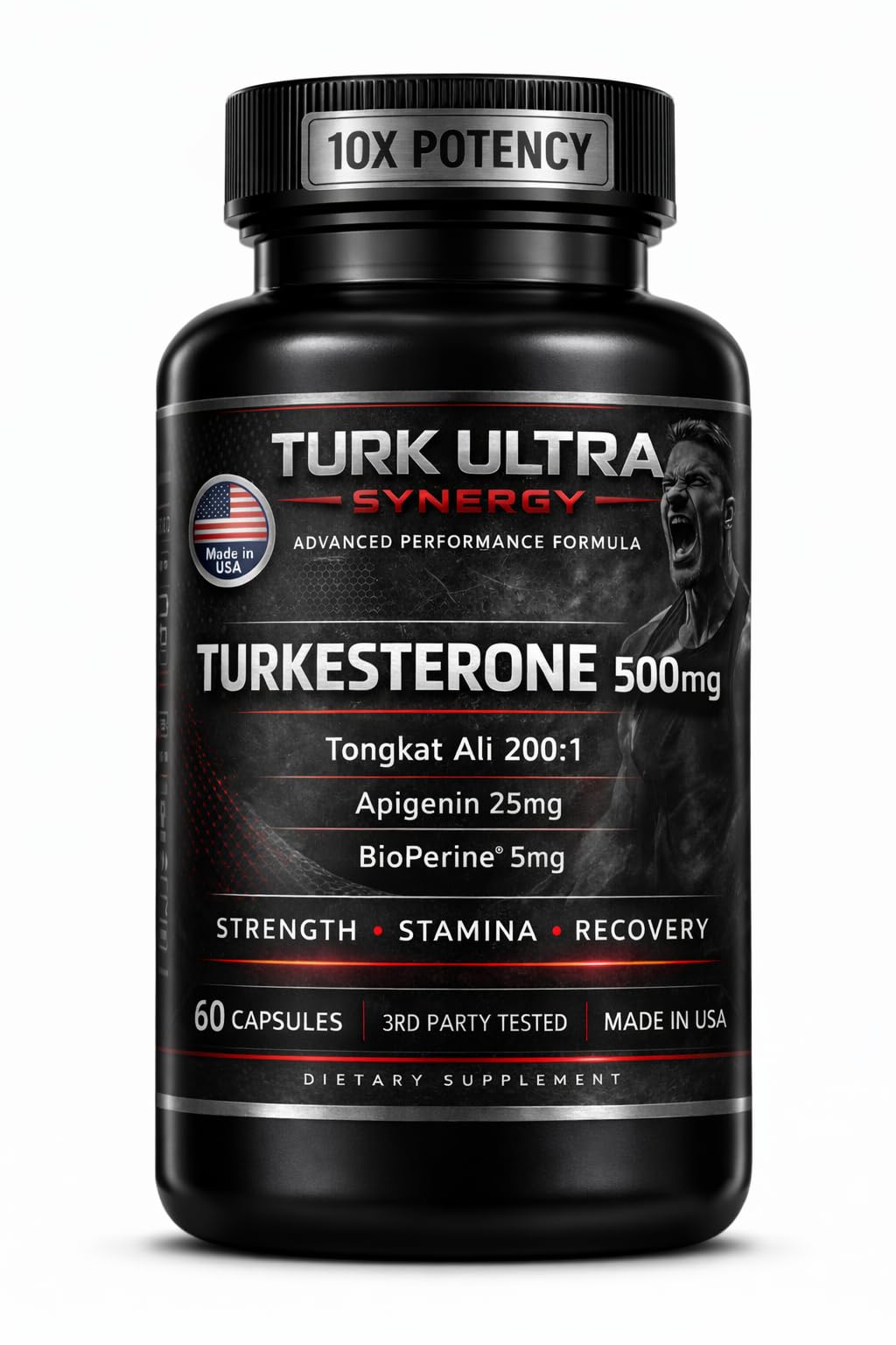 Ageless Pursuit Labs Turkesterone & Tongkat Ali for Men Capsules 60 Count
