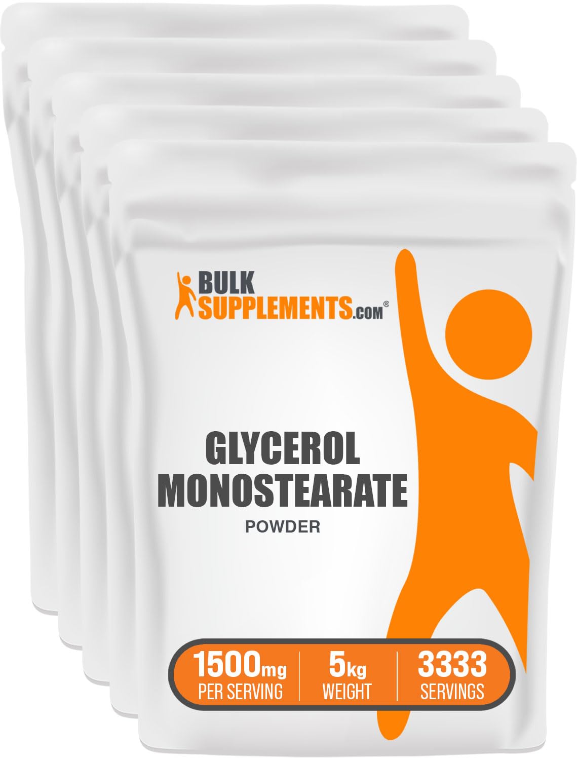 BulkSupplements Glycerol Monostearate Powder 880