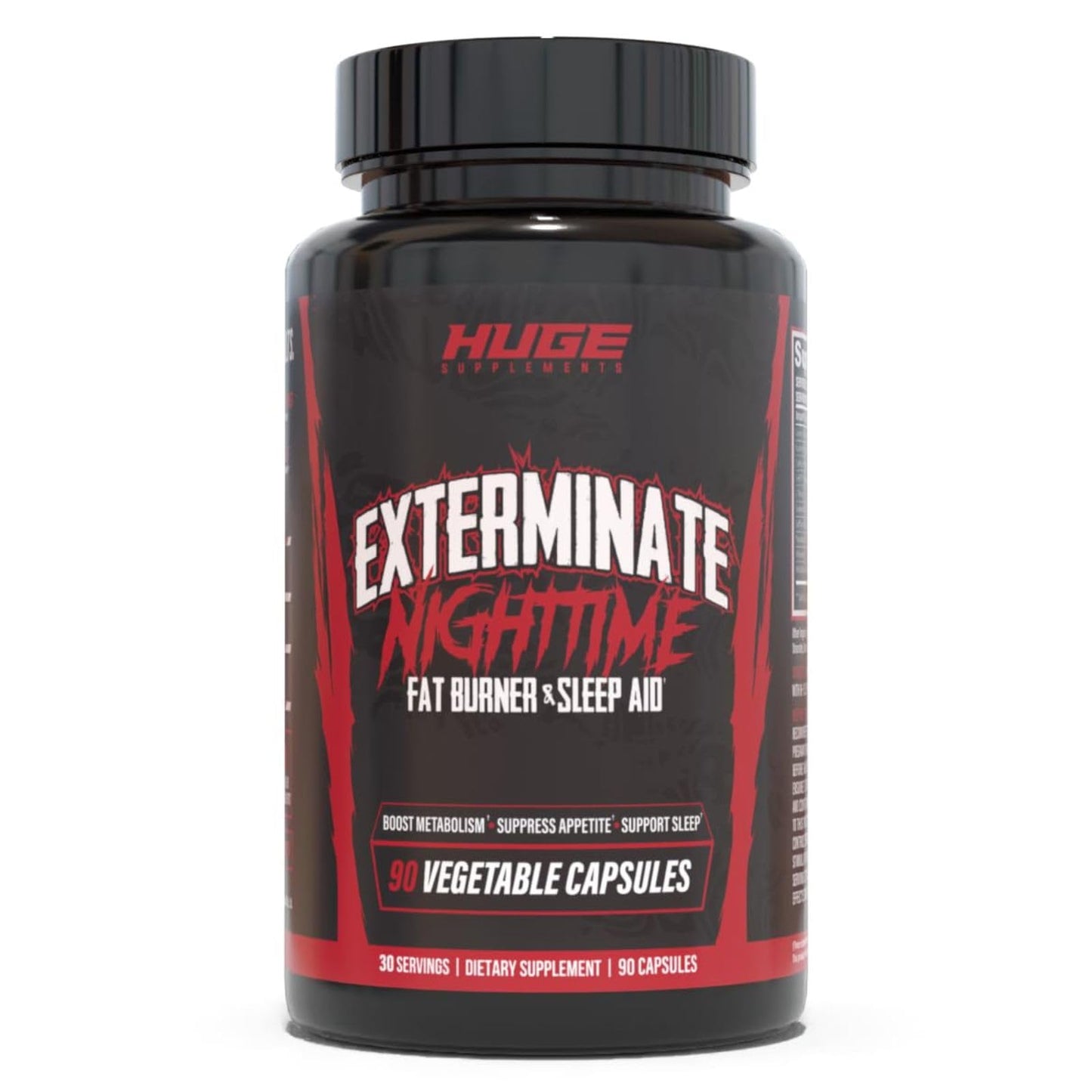 Huge Supplements Exterminate Night Time Fat Burner & Sleep Support 90 Capsules