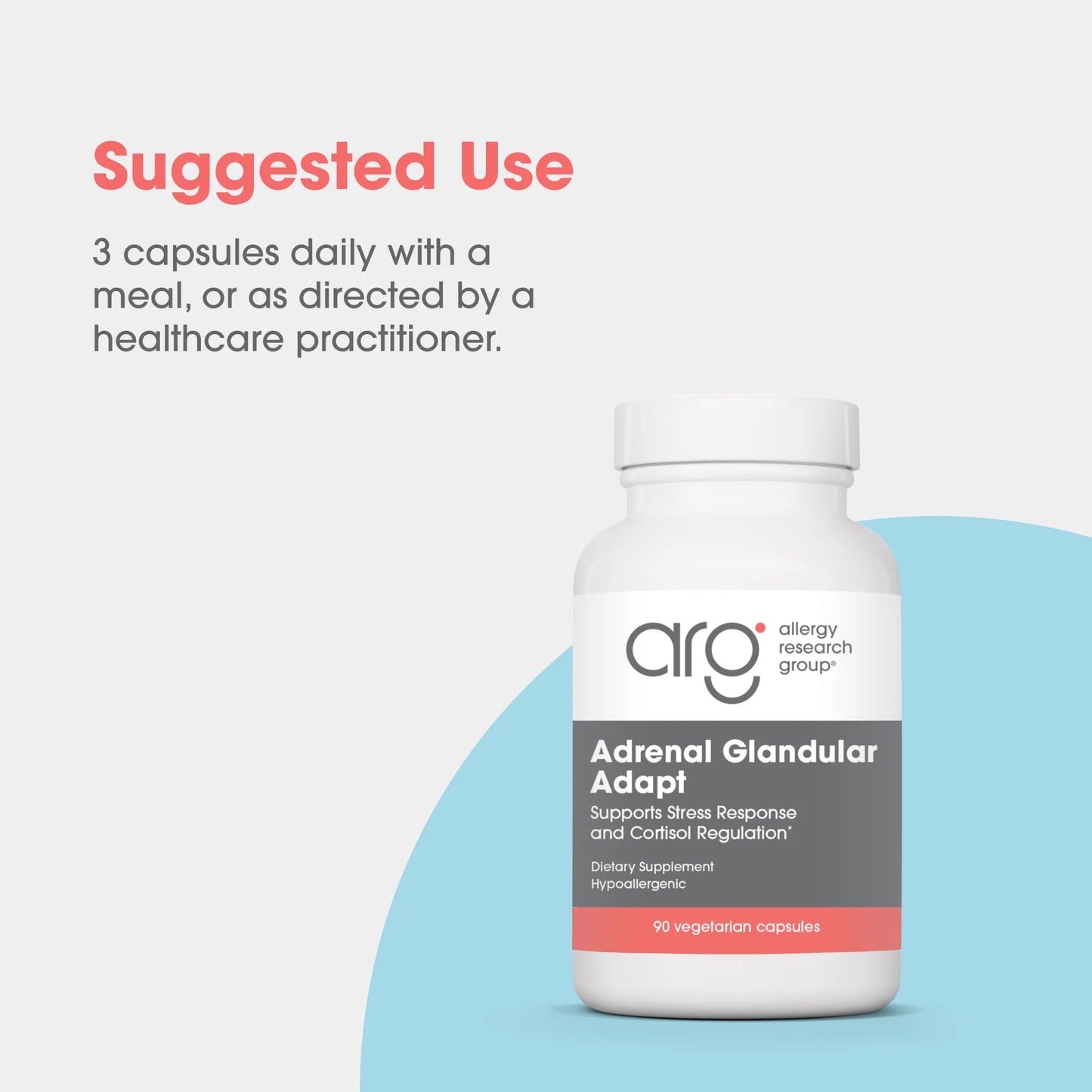 Allergy Research Group Adrenal Glandular Adapt Capsule 90 Vegetarian Capsules