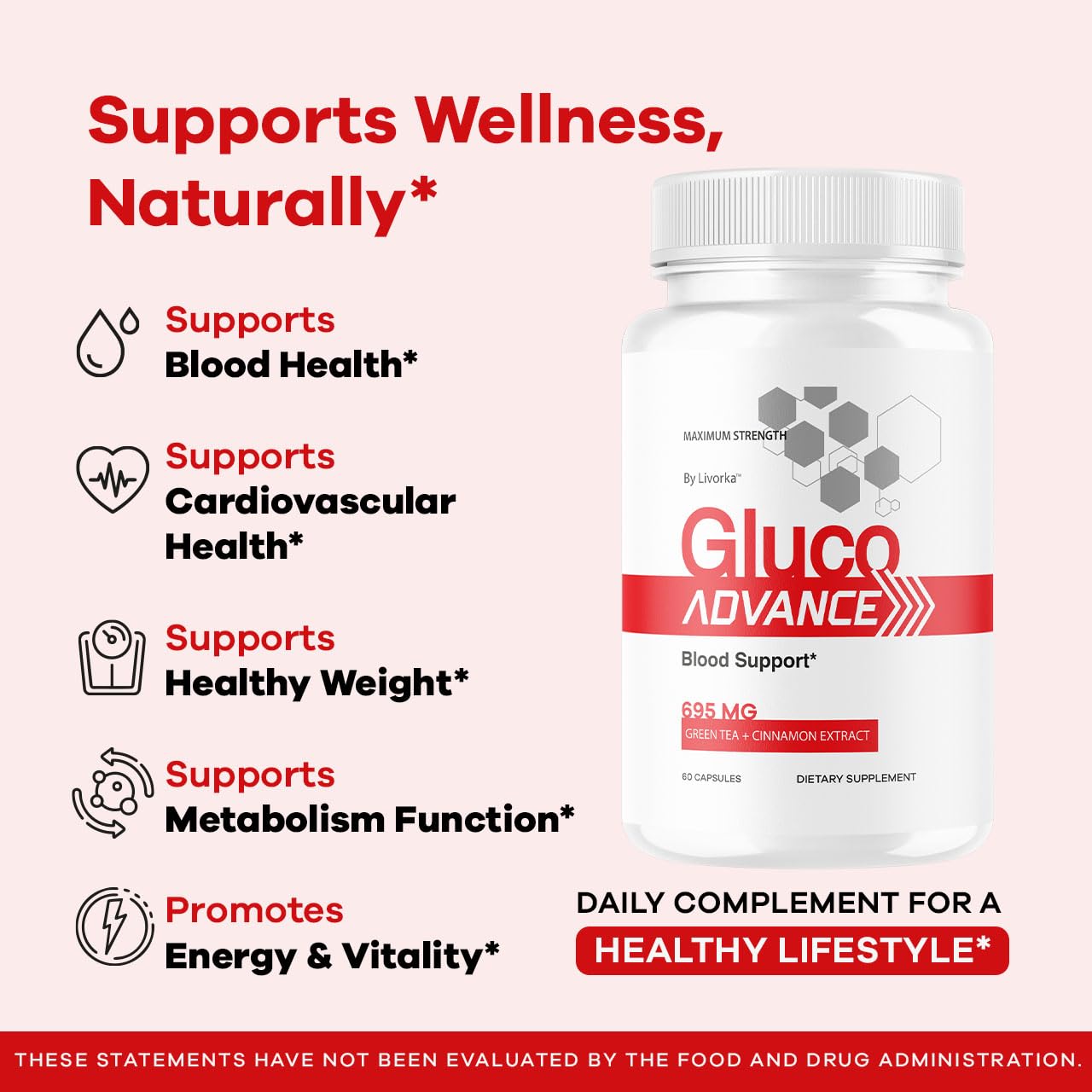 LIVORKA Gluco Advance 120 Capsules