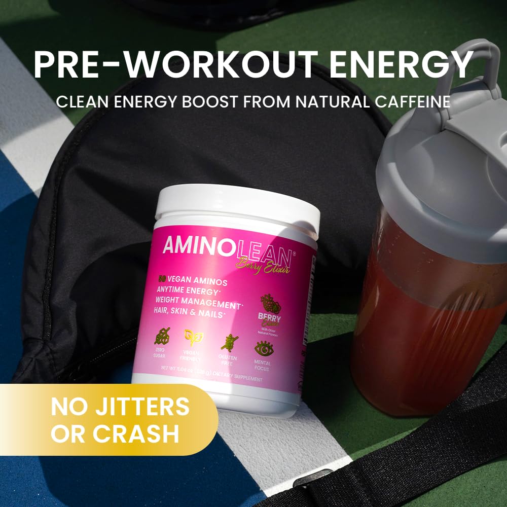 RSP NUTRITION AminoLean Pre Workout Powder, 30 Servings