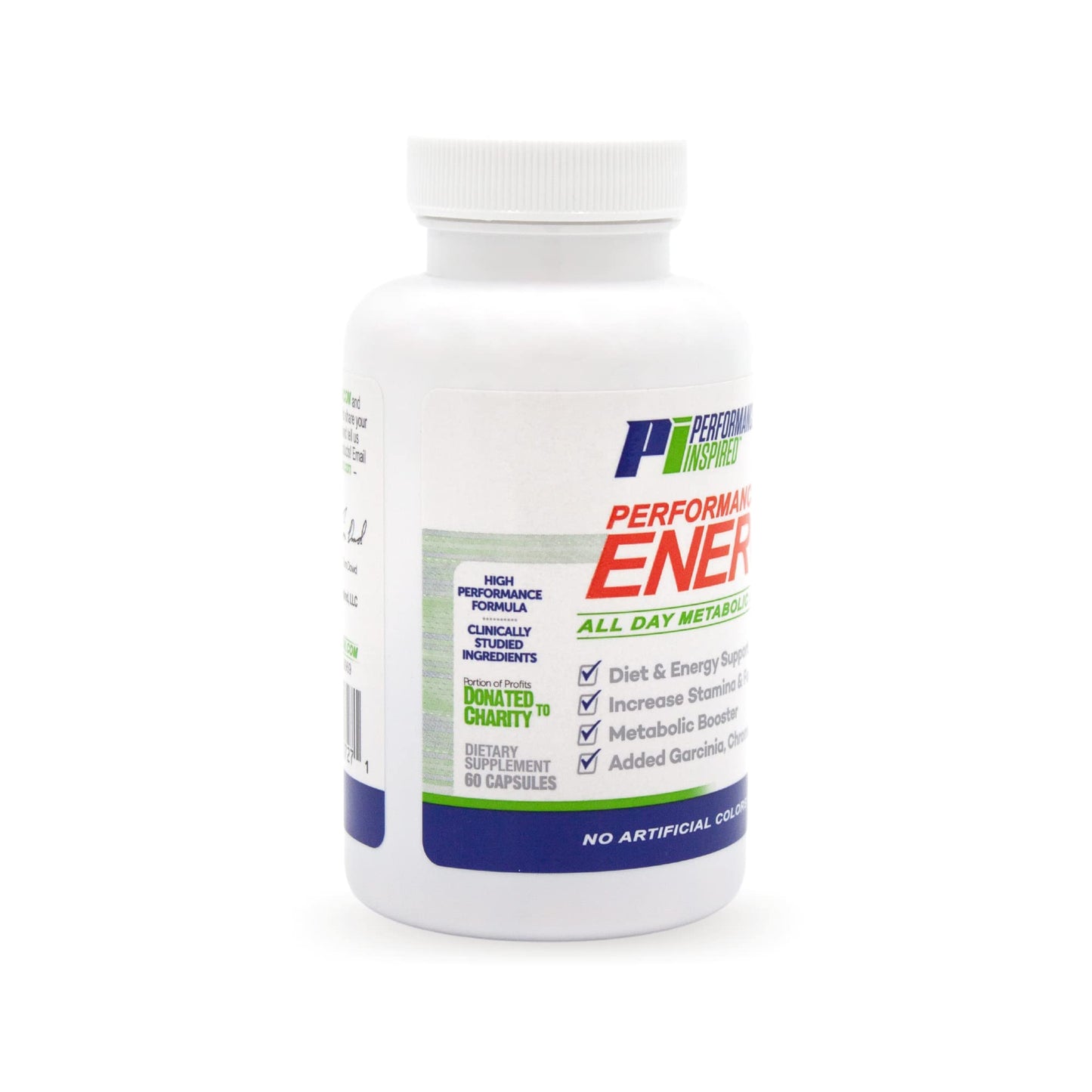 PERFORMANCE INSPIRED Nutrition Diet & Energy Capsules – Natural Green Coffee, Garcinia Cambogia & Green Tea – Supports Energy & Metabolism – 60 Capsules