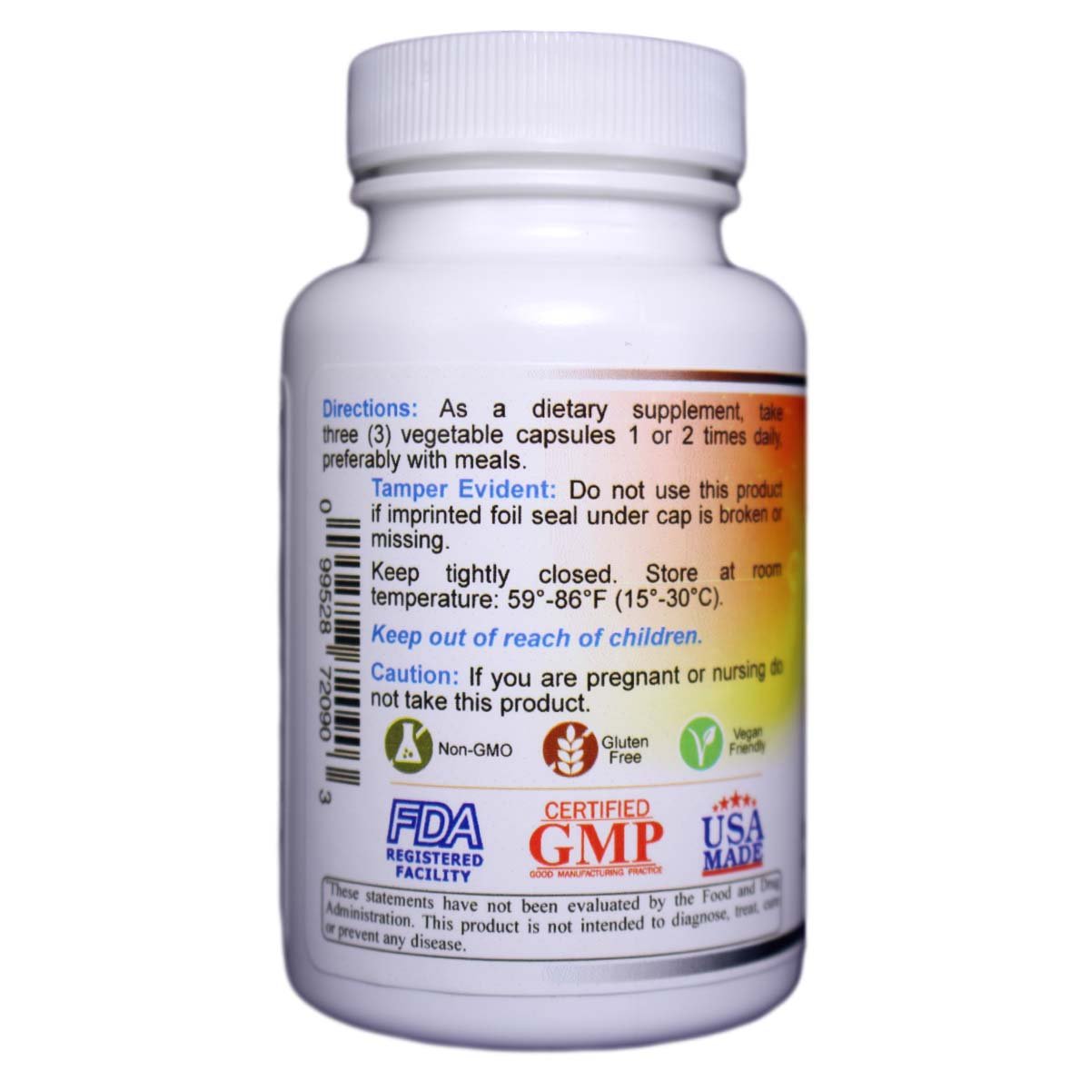 Wonder Laboratories Organic Turmeric Curcumin with BioPerine Capsules, 90 Count