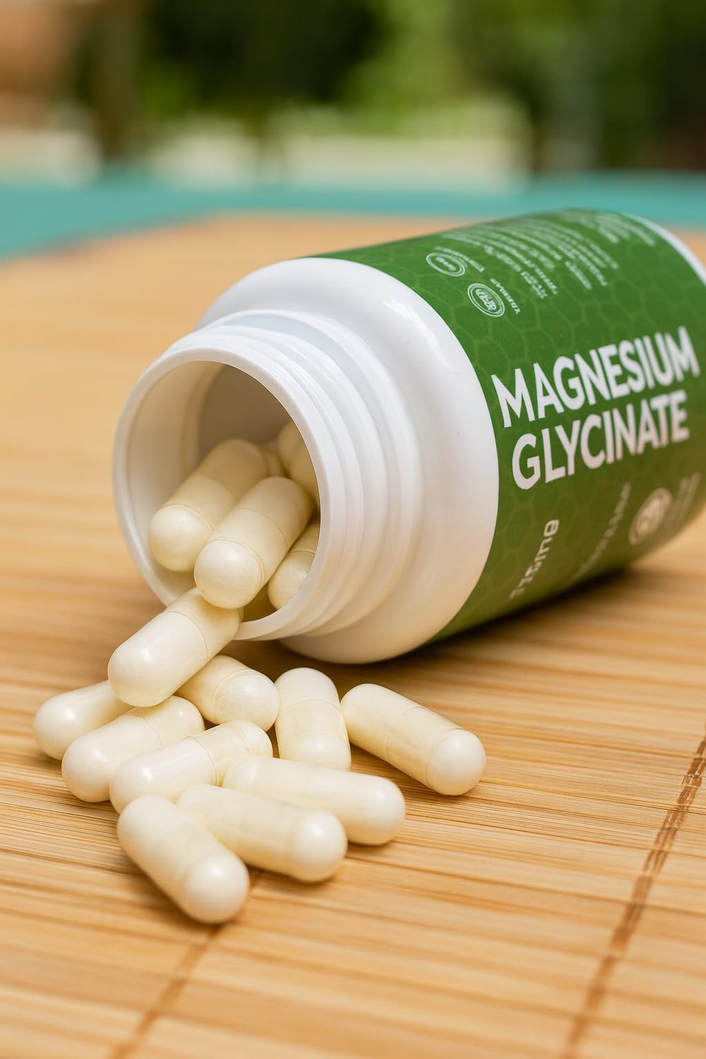 AIKOURA HERBS Magnesium Glycinate 1600mg Capsule, 60 Count