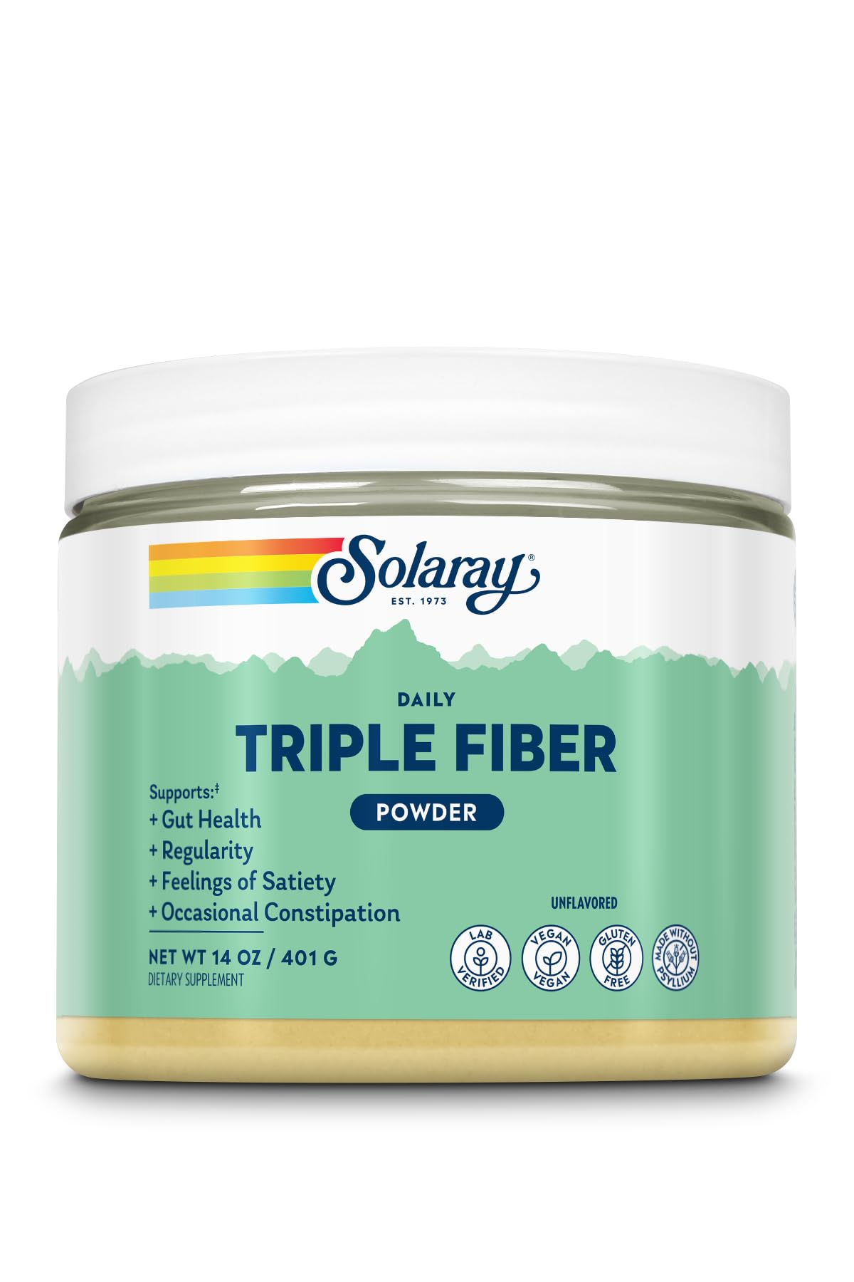 SOLARAY Triple Fiber Powder 14 oz