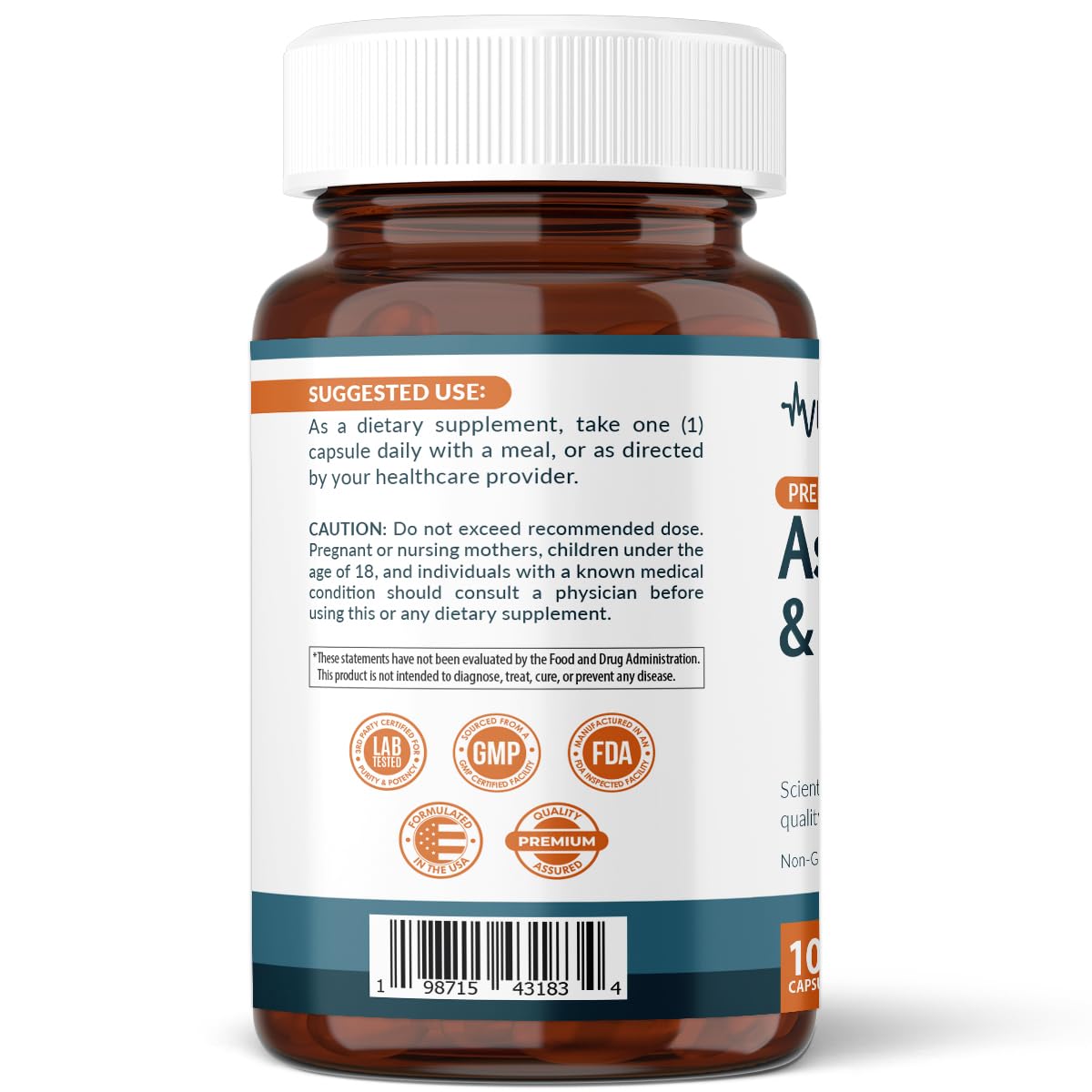VitaPulse Astaxanthin 24mg with Lycopene 50mg Capsules, 180 Count