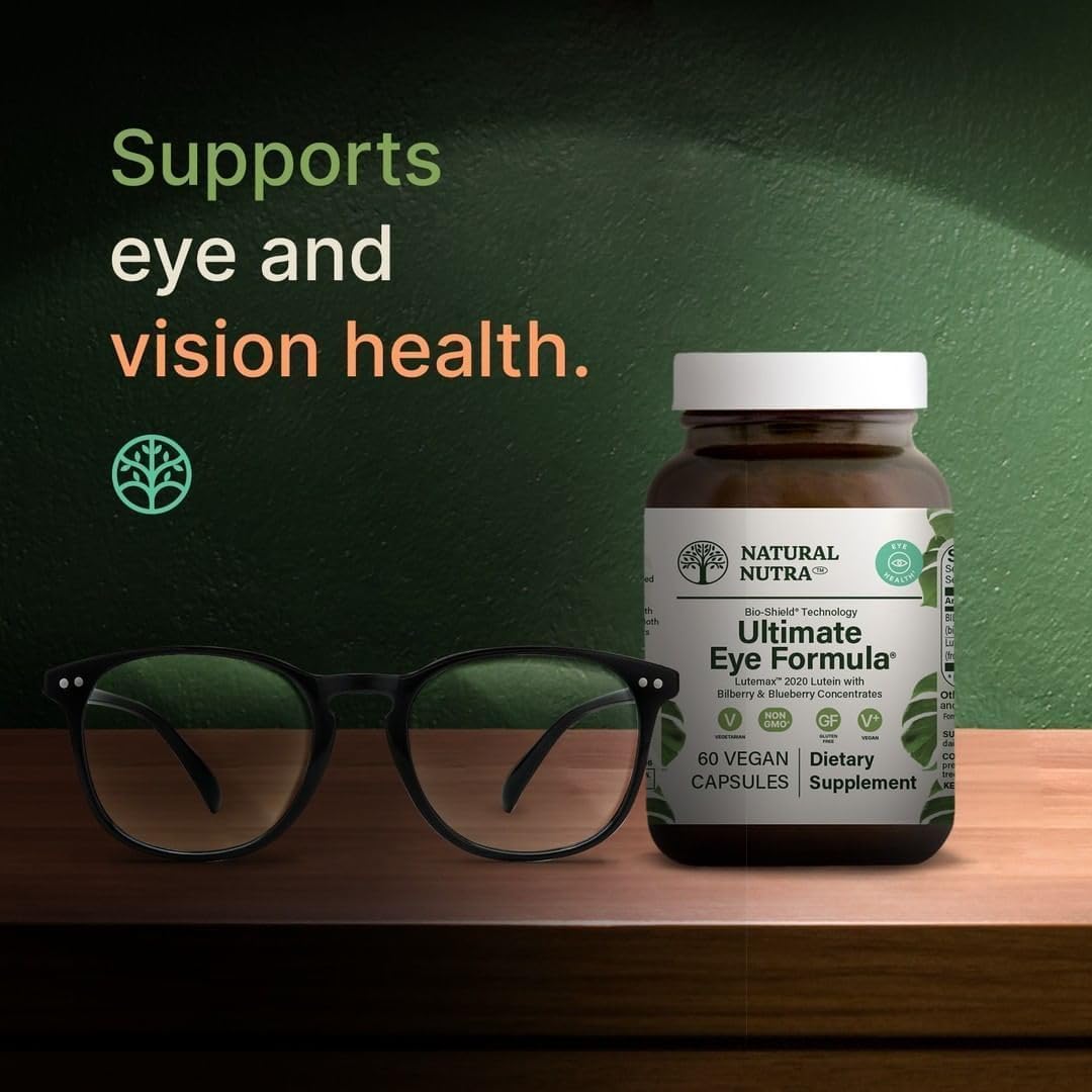 Natural Nutra Ultimate Eye Health Supplement Bilberry & Blueberry Extract Capsule, 30 Capsules
