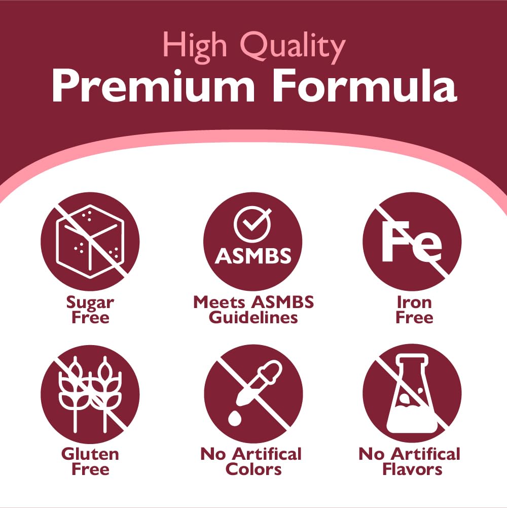 Celebrate Bariatric Supplements Multi ADEK Chewables Iron Free Daily Bariatric Multivitamin, 60 Count