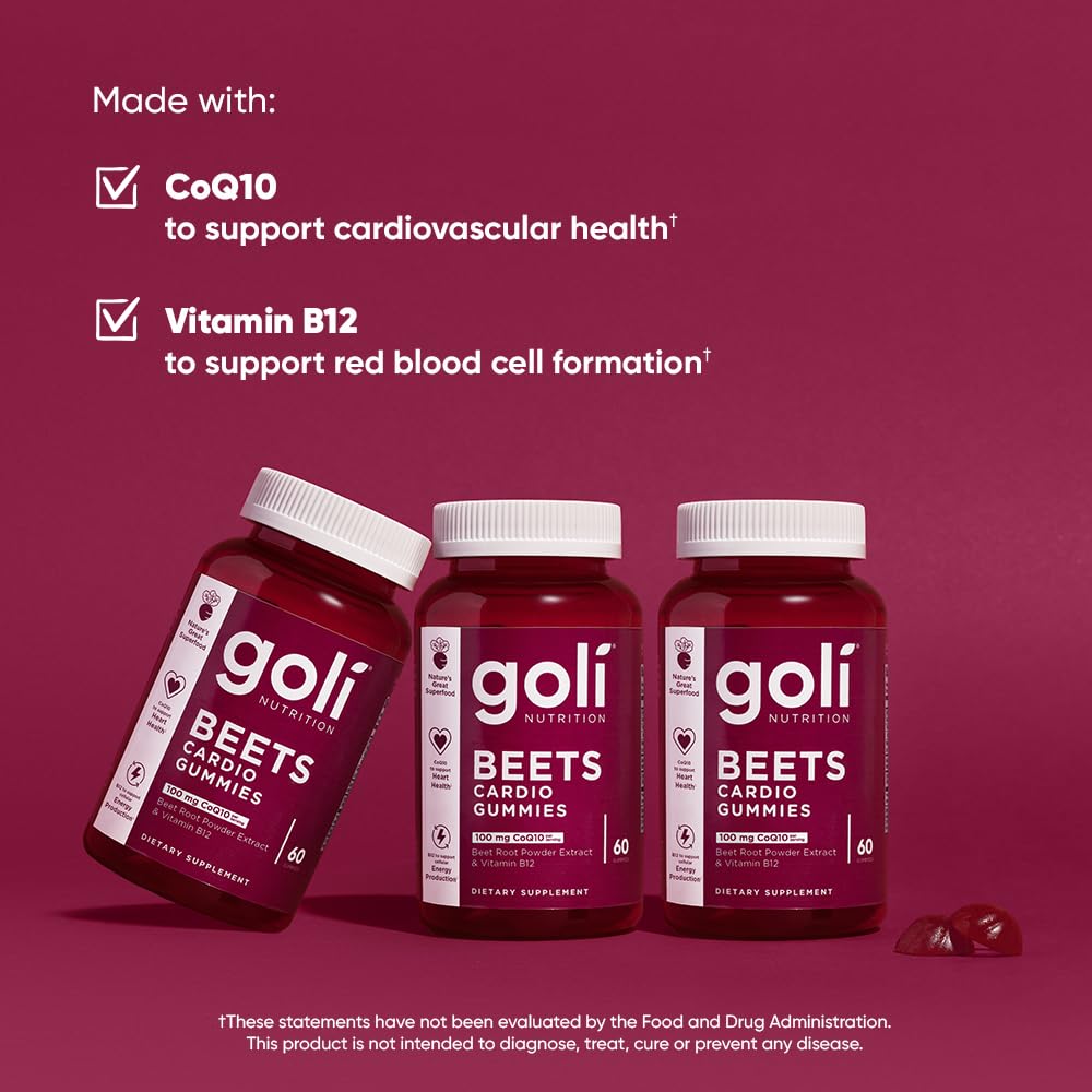 Goli Beets Cardio Gummies 300 Count
