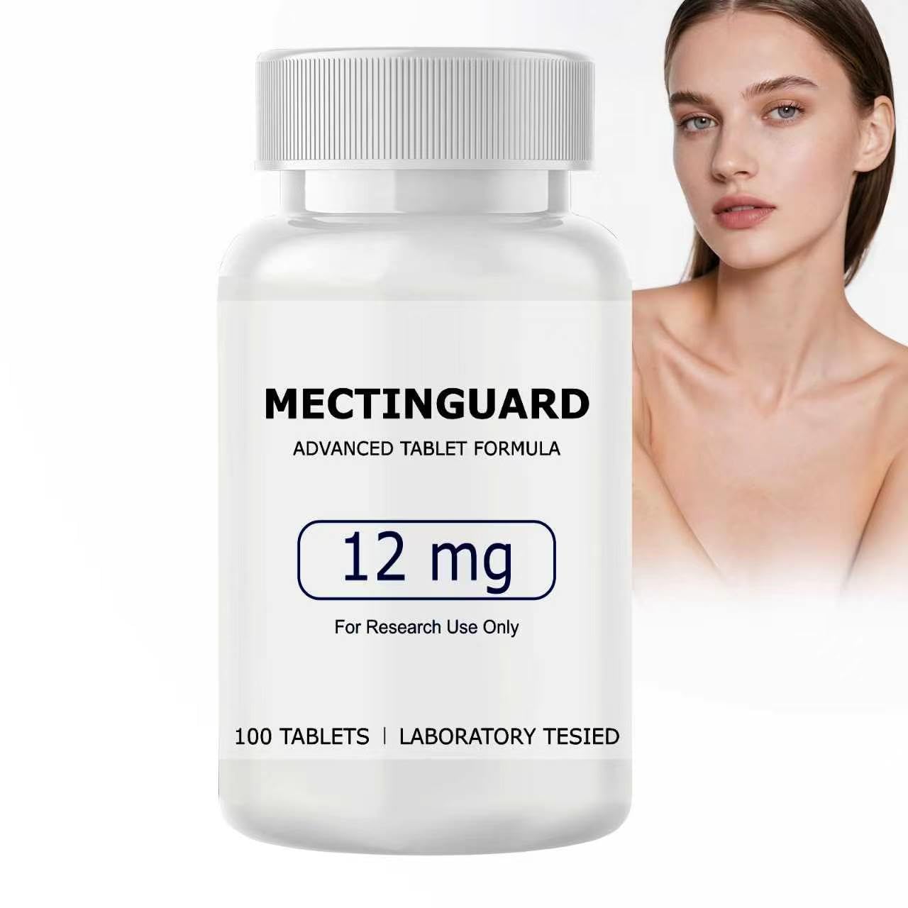Yeonmi Mectinguard Research Peptide 12 mg Research Grade Caplets, 100 Count