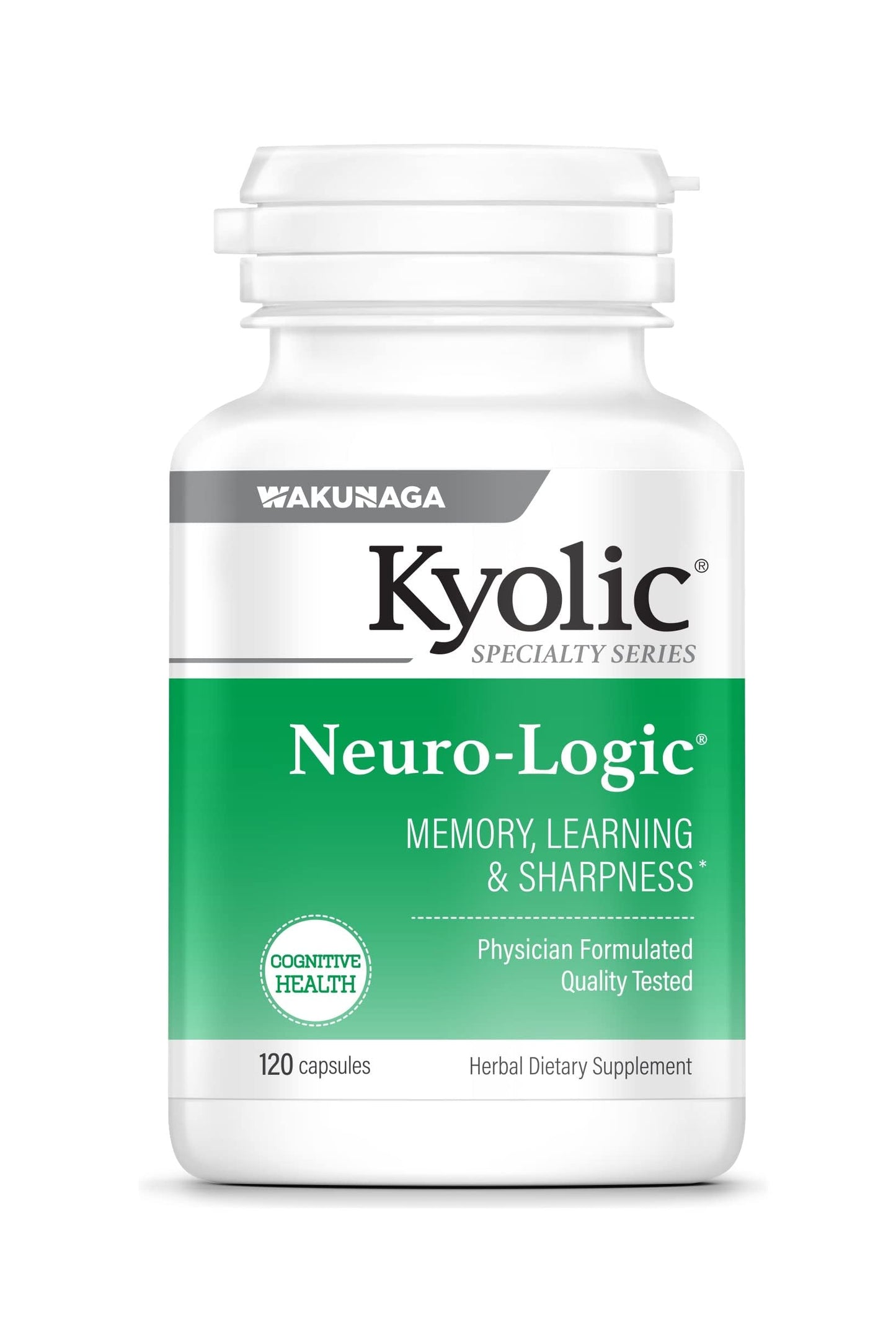 Kyolic Neuro-Logic Specialty Series for Memory, Learning & Sharpness 120 Capsules