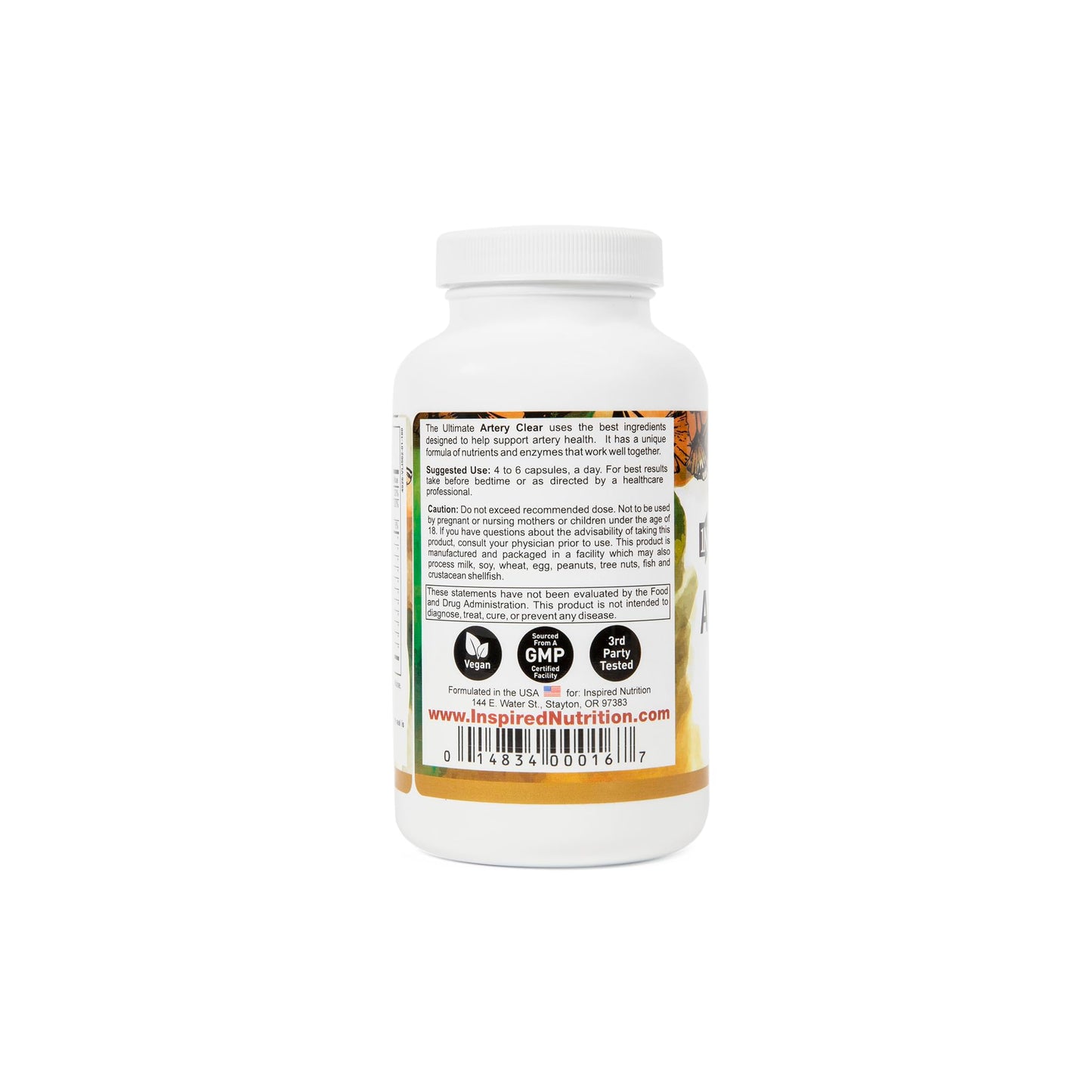 Inspired Nutrition Artery Clear Capsule, 180 Capsules