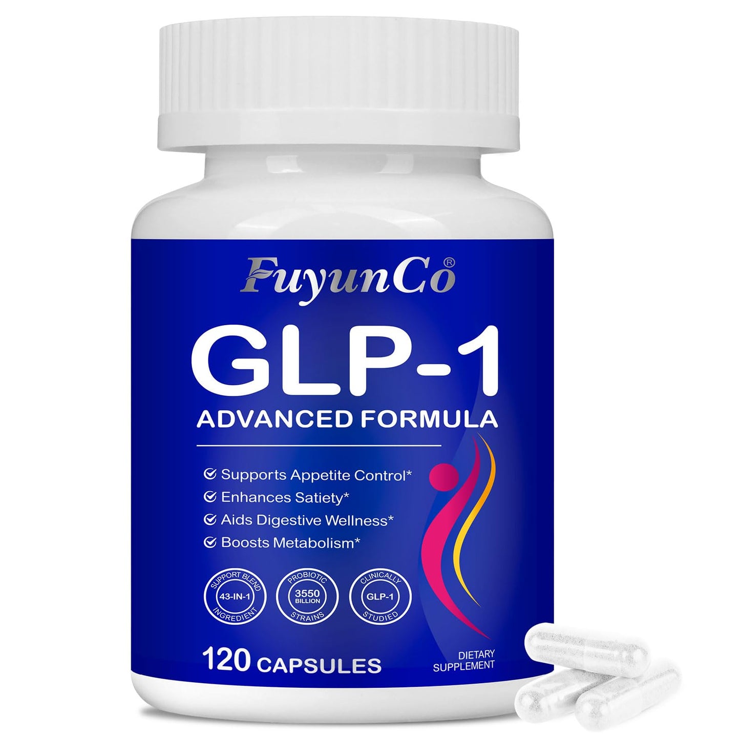 Buyourtaste GLP-1 Probiotic Capsule, 120 Count