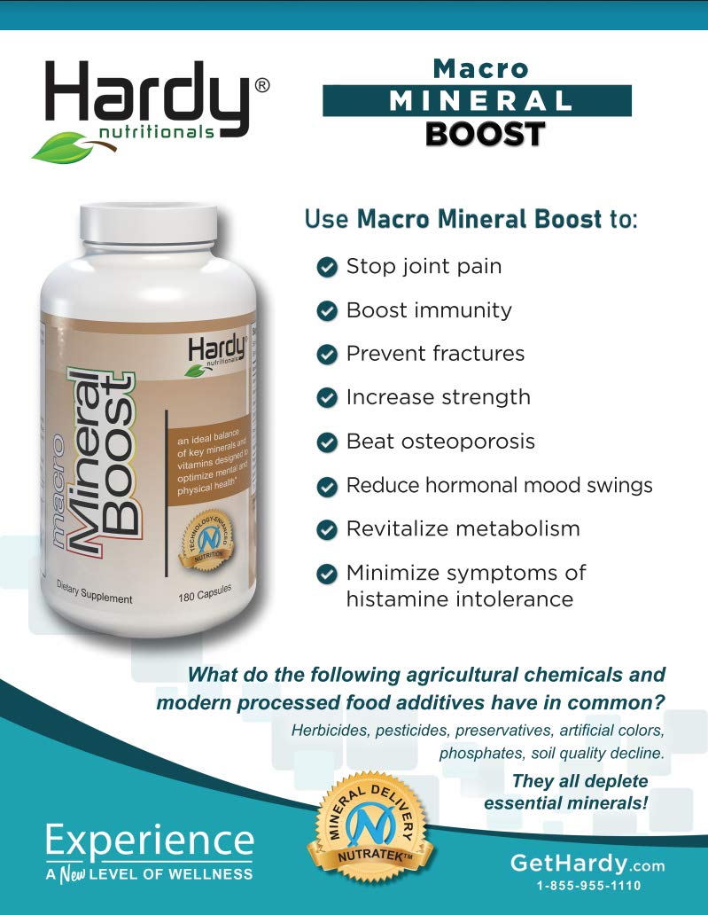 Hardy Nutritionals Macro Mineral Boost Capsule 180 Capsules
